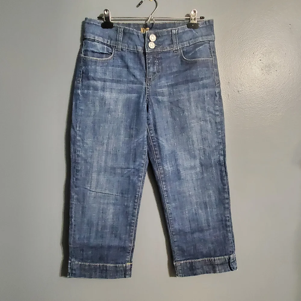 Kut from the Kloth Medium Blue Capri Jeans Women's Size 8